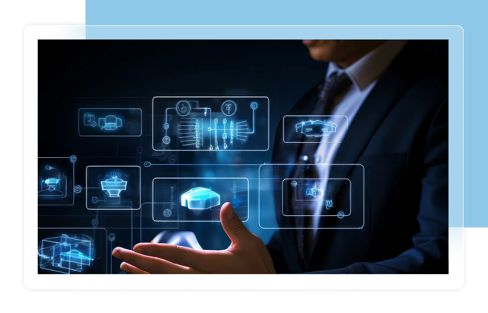 Business operations illustration